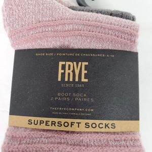 Frye Accessories - FRYE supersoft 2 pack boot socks NWT gray/pink Frye Accessories - FRYE supersoft 2 pack boot socks NWT gray/pink